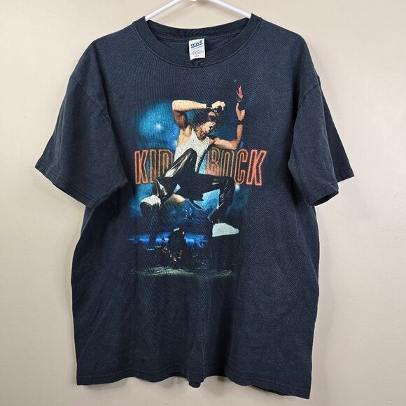 Anvil Vintage Kid Rock Pain Train Tour 2004 Double Sided Graphic Tee Large - Picture 1 of 5